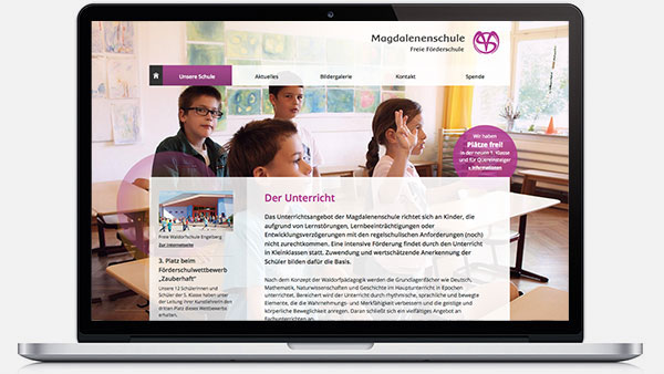 magdalenenschule freie förderschule winterbach – internetauftritt